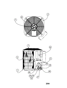 Outlet Grille  /  Top Cover parts for Carrier Central Air Conditioner 38BRG036 SERIES310 from AppliancePartsPros.com
