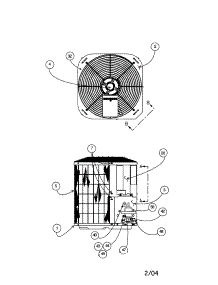 Outlet Grille  /  Top Cover parts for Carrier Central Air Conditioner 38BRG048 SERIES310 from AppliancePartsPros.com
