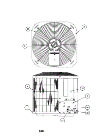 Outlet Grille  /  Top Cover parts for Carrier Central Air Conditioner 38CKC030 SERIES350 from AppliancePartsPros.com