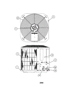 Outlet Grille  /  Top Cover parts for Carrier Central Air Conditioner 38CKC036360 from AppliancePartsPros.com