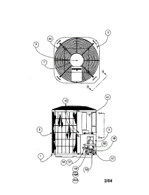 Outlet Grille  /  Top Cover parts for Carrier Central Air Conditioner 38EZG036 SERIES310 from AppliancePartsPros.com