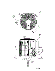 Outlet Grille  /  Top Cover parts for Carrier Central Air Conditioner 38EZG048 SERIES300 from AppliancePartsPros.com