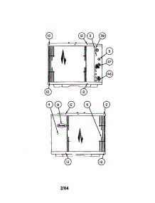 Grille / Valve-Svc parts for Carrier Central Air Conditioner 38TKB030 SERIES330 from AppliancePartsPros.com