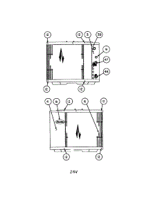 Grille / Valve-Svc parts for Carrier Central Air Conditioner 38TKB036 SERIES340 from AppliancePartsPros.com