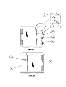 Inlet Grille  /  Service Panel parts for Carrier Central Air Conditioner 38TRA042 SERIES340 from AppliancePartsPros.com