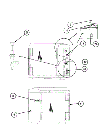 Outlet Grille / Service Panel parts for Carrier Central Air Conditioner 38TXA024 SERIES330 from AppliancePartsPros.com