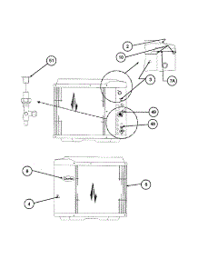 Inlet Grille  /  Service Panel parts for Carrier Central Air Conditioner 38TXA042 SERIES330 from AppliancePartsPros.com