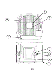 Outlet Grille  /  Top Cover parts for Carrier Central Air Conditioner 38TXA048 SERIES330 from AppliancePartsPros.com