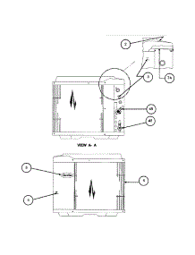 Inlet Grille  /  Service Panel parts for Carrier Central Air Conditioner 38TZA060 SERIES330 from AppliancePartsPros.com