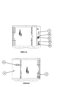 Inlet Grille  /  Service Panel parts for Carrier Central Air Conditioner 38YKC042 SERIES330 from AppliancePartsPros.com