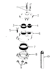 Vertical Casing Adapters parts for Craftsman Water Pump 39025110 from AppliancePartsPros.com