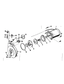 Motor And Pump Assembly parts for Craftsman Water Pump 39025160 from AppliancePartsPros.com