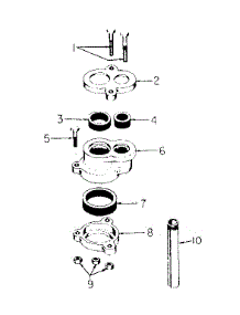 Sears Vertical Casing Adapters parts for Craftsman Water Pump 39025162 from AppliancePartsPros.com