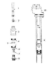 Single Pipe Jets parts for Craftsman Water Pump 390251900 from AppliancePartsPros.com