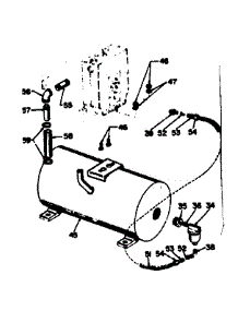 Tank Group parts for Kenmore Water Pump 390.25931 (39025931, 390 25931) from AppliancePartsPros.com