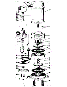 Motor And Pump Assembly parts for Sears Water Pump 39030111 from AppliancePartsPros.com