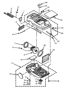 Power-Team Canister parts for Eureka Canister Vacuum 3921A from AppliancePartsPros.com
