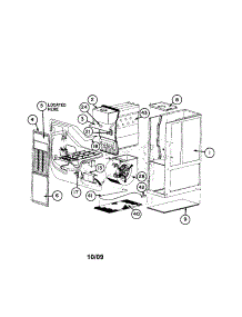 Casing / Drafthood parts for Carrier Heating Cooling Combined Unit 394GAD036075AFEA from AppliancePartsPros.com