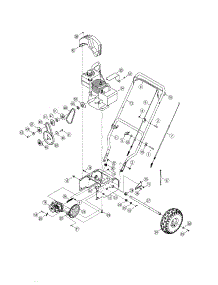 Handle / Drive Housing parts for Mtd Gas Snowblower 3BA from AppliancePartsPros.com