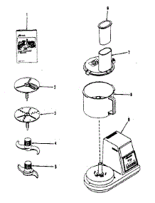 Replacement Parts parts for Kenmore Food Processor 400.693000 (400693000, 400 693000) from AppliancePartsPros.com
