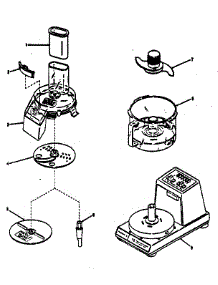 Replacement Parts parts for Kenmore Food Processor 400.696900 (400696900, 400 696900) from AppliancePartsPros.com