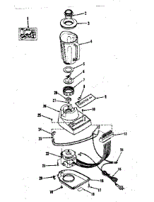 Replacement Parts parts for Kenmore Blender 400.839700 (400839700, 400 839700) from AppliancePartsPros.com