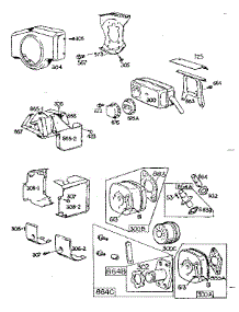 Muffler Assembly parts for Briggs & Stratton Lawn & Garden Engine 401400 TO 401499 (0010 - 0013) from AppliancePartsPros.com