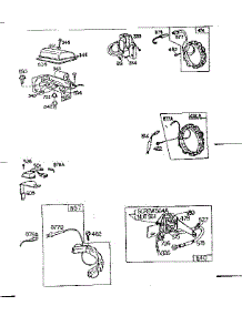 Starter Panel Assembly And Stator parts for Briggs & Stratton Lawn & Garden Engine 401400 TO 401499 (0010 - 0013) from AppliancePartsPros.com