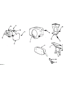 Muffler, Air Guide And Housing Group parts for Briggs & Stratton Lawn & Garden Engine 402417 (0660-01 - 0660-01) from AppliancePartsPros.com