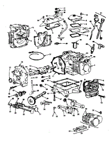 Cylinder, Crankshaft And Engine Base Group parts for Briggs & Stratton Lawn & Garden Engine 402417 (0676-01 - 0676-01) from AppliancePartsPros.com