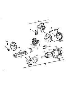 Starter Motor Group parts for Briggs & Stratton Lawn & Garden Engine 402417 (0676-01 - 0676-01) from AppliancePartsPros.com