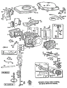 Cylinder Assembly parts for Briggs & Stratton Lawn & Garden Engine 402700 TO 402799 from AppliancePartsPros.com