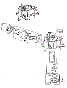 Base Assembly parts for Briggs & Stratton Lawn & Garden Engine 402700 TO 402799 from AppliancePartsPros.com