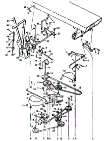 Blade Housing Top Half parts for Murray Complete Deck 403133 from AppliancePartsPros.com