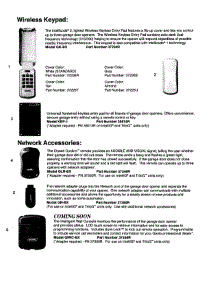 Accessories parts for Genie Garage Door Opener 4042 from AppliancePartsPros.com