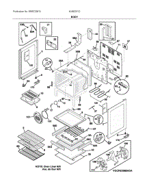 Body parts for Ikea Electric Range 40462051D from AppliancePartsPros.com