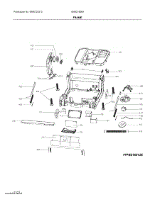 Frame parts for Ikea Dishwasher 404621690A from AppliancePartsPros.com