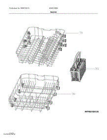 Racks parts for Ikea Dishwasher 404621690A from AppliancePartsPros.com