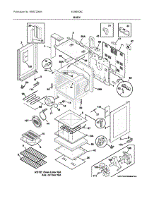Body parts for Ikea Electric Range 40466006C from AppliancePartsPros.com