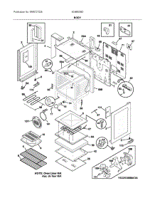 Body parts for Ikea Electric Range 40466006D from AppliancePartsPros.com