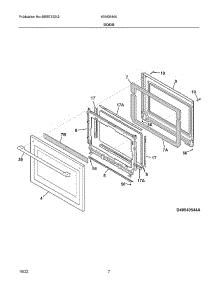 Door|D40540544a.Svg parts for Crosley Range Hood 40540544A from AppliancePartsPros.com