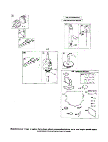 Crankshaft / Camshaft parts for Briggs & Stratton Lawn & Garden Engine 40H700-0027-E1 from AppliancePartsPros.com