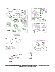 Carburetor / Fuel-Line parts for Briggs & Stratton Lawn & Garden Engine 40H700-0027-E1 from AppliancePartsPros.com