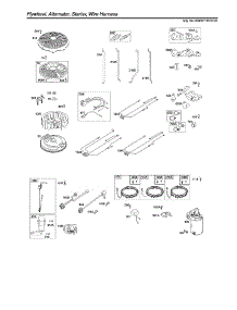 Flywheel / Alternator / Wire Harness parts for Briggs & Stratton Lawn & Garden Engine 40N877-0016-G1 from AppliancePartsPros.com