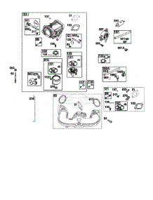 Carburetor / Fuel Supply parts for Briggs & Stratton Lawn & Garden Engine 40N877-0039-G1 from AppliancePartsPros.com
