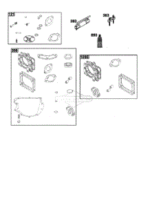 Gasket Sets parts for Briggs & Stratton Lawn & Garden Engine 40N877-0039-G1 from AppliancePartsPros.com