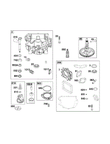 Crankcase Cover / Sump parts for Briggs & Stratton Lawn & Garden Engine 40N877-0067-G1 from AppliancePartsPros.com