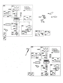 Carburetor / Fuel Supply parts for Briggs & Stratton Lawn & Garden Engine 40S877-0021-G1 from AppliancePartsPros.com