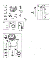 Engine Sump / Oil Pump / Dipstick parts for Briggs & Stratton Lawn & Garden Engine 40S877-0021-G1 from AppliancePartsPros.com