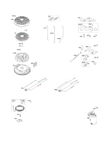 Flywheel / Controls / Wire Harness / Starter / Alternator parts for Briggs & Stratton Lawn & Garden Engine 40U877-0003-G1 from AppliancePartsPros.com